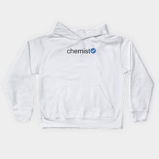 Verified Chemist (Black Text) Kids Hoodie